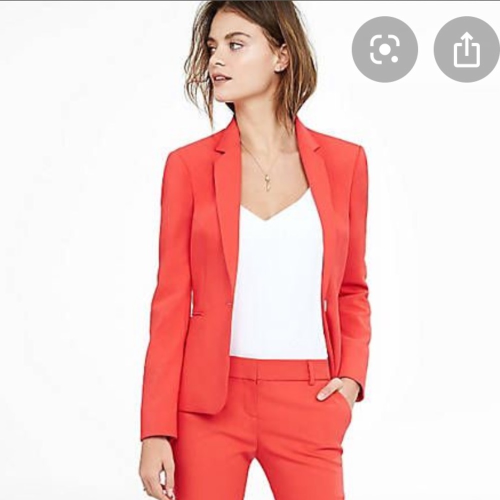 Coral Red Women’s Express Blazer